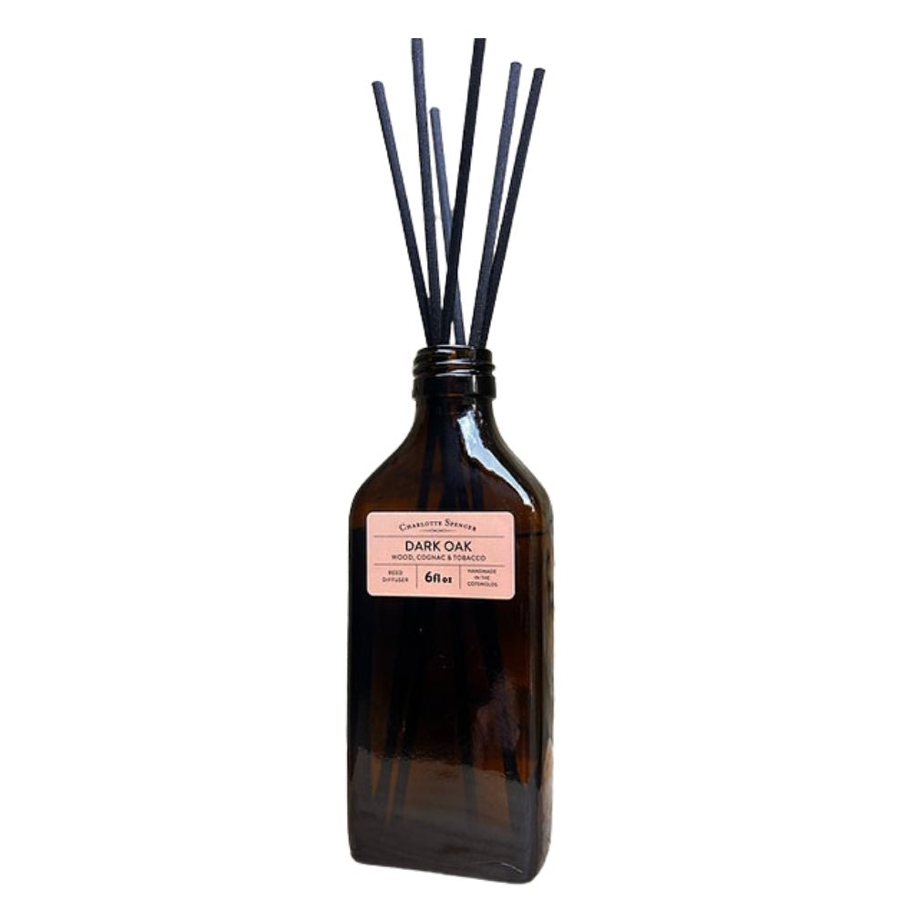 Dark Oak - reed diffuser (wood, cognac & tobacco) - Florrie