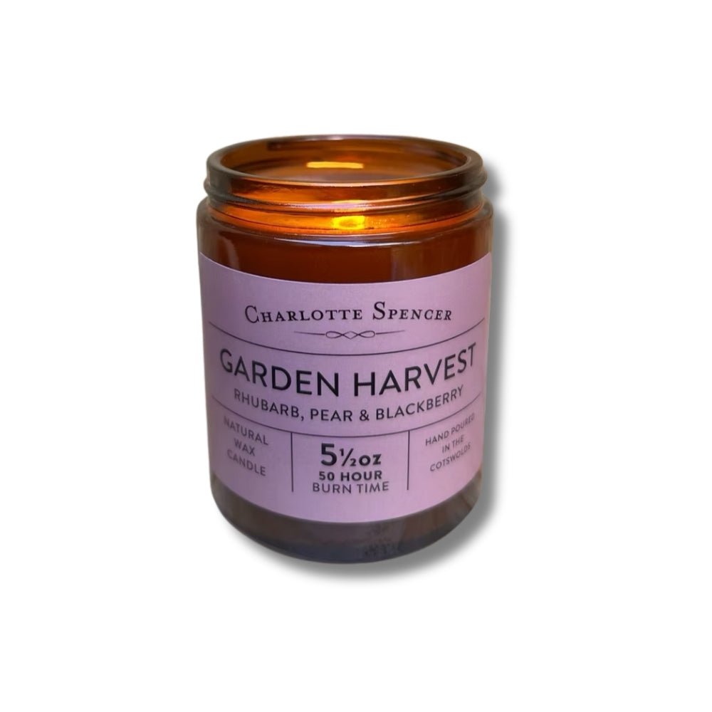 Garden Harvest - 50 hour burn candle (rhubarb, pear & blackberry) - Florrie