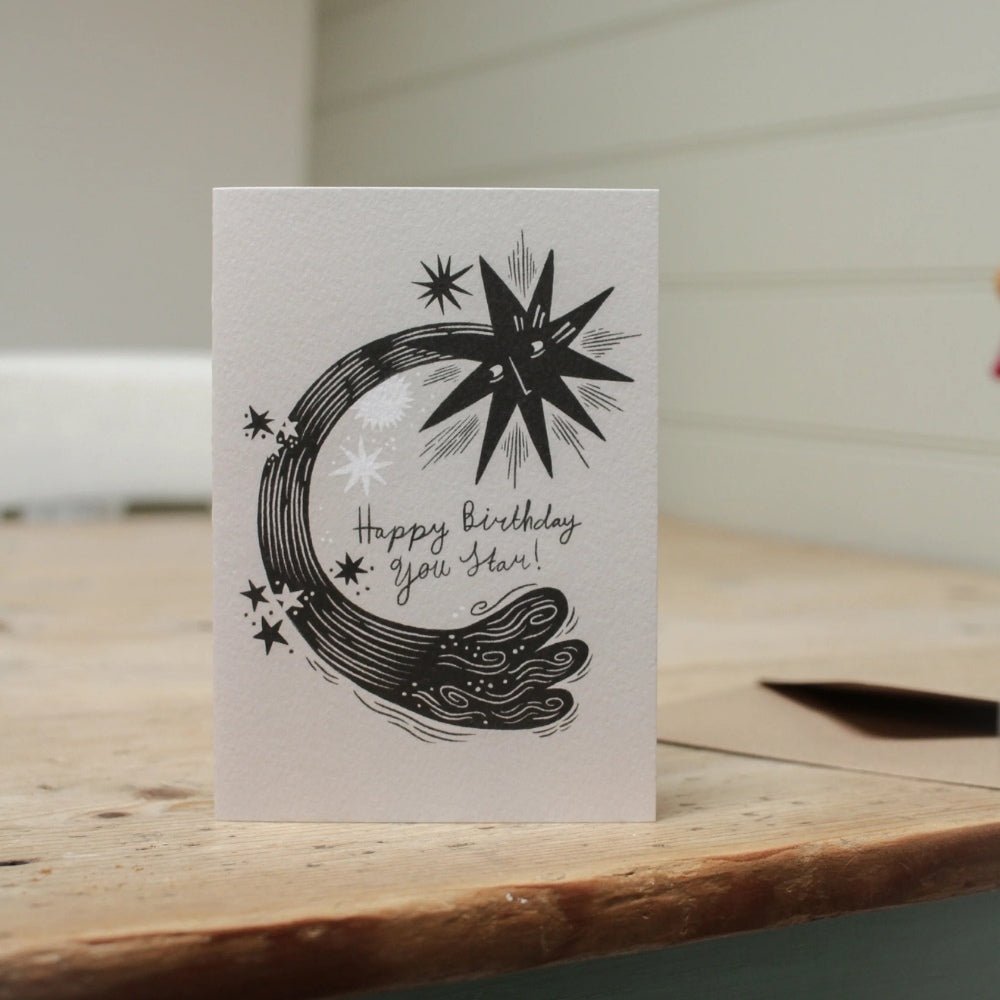 Happy Birthday You Star' birthday card - Florrie