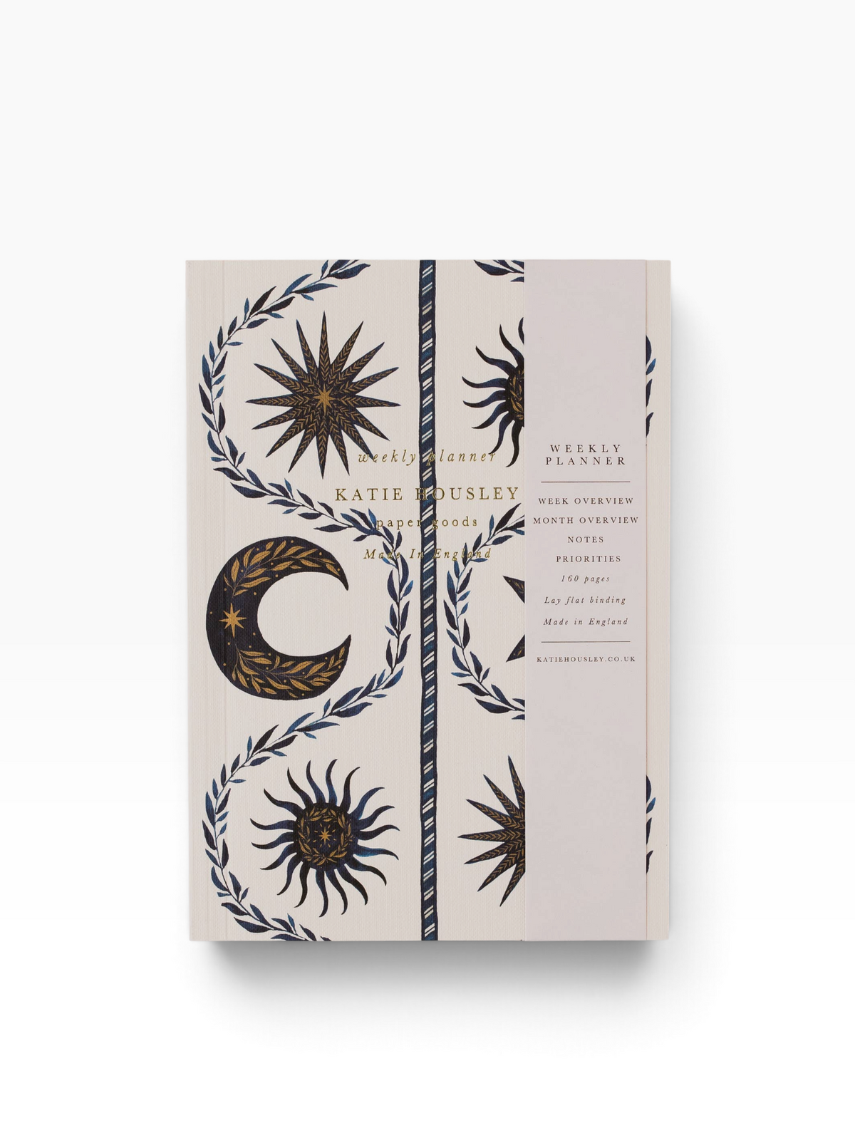 A5 Lay flat weekly planner 'Celestial Moon'