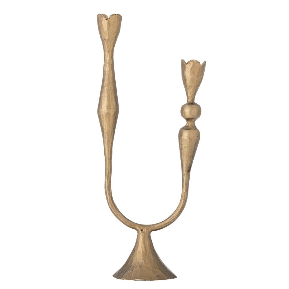 Brass Duo Vesc Candle Holder - Florrie