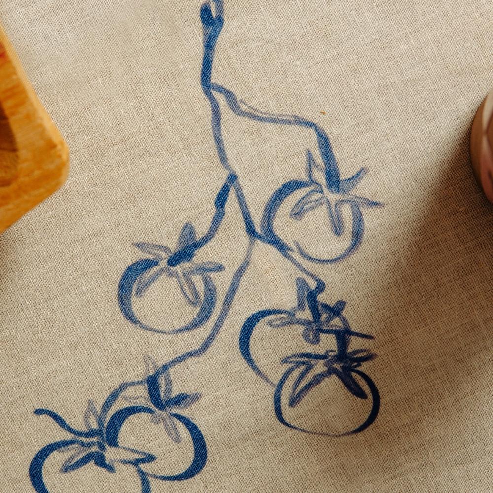 Dinner' table runner — L230 X W45cm, 80% linen & 20% cotton - Florrie