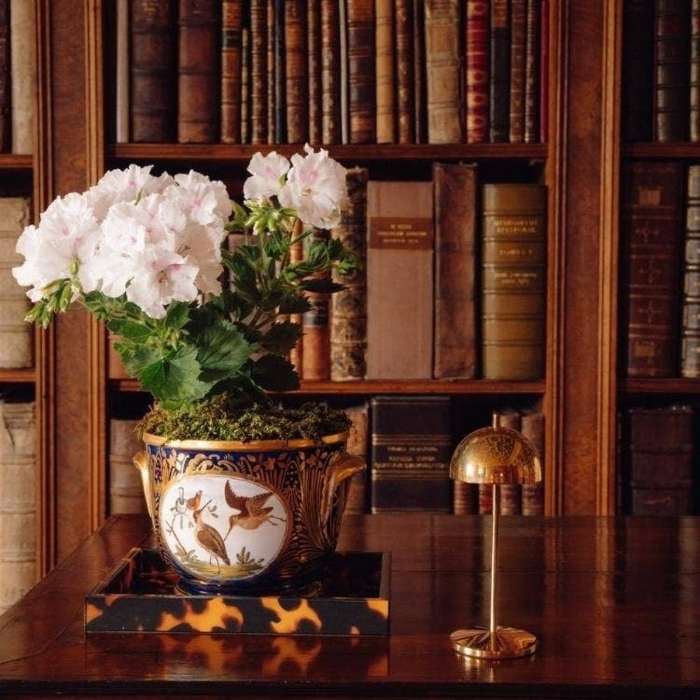 Faux Tortoiseshell Small Lacquered Serving Tray - Florrie