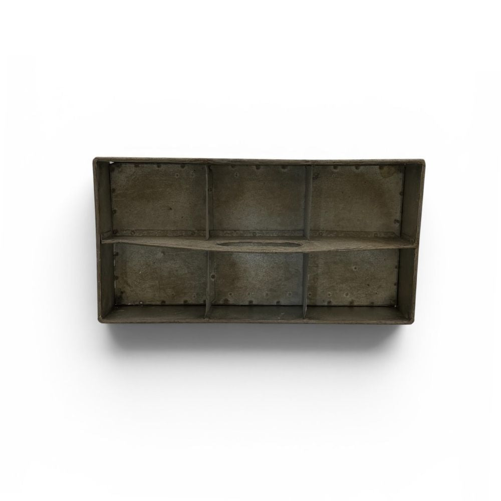 Galvanised trug - W36.5 X D21 X H9.5cm - Florrie
