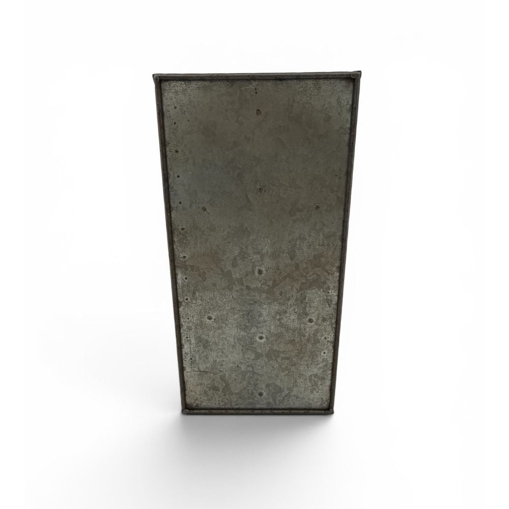Galvanised trug - W36.5 X D21 X H9.5cm - Florrie