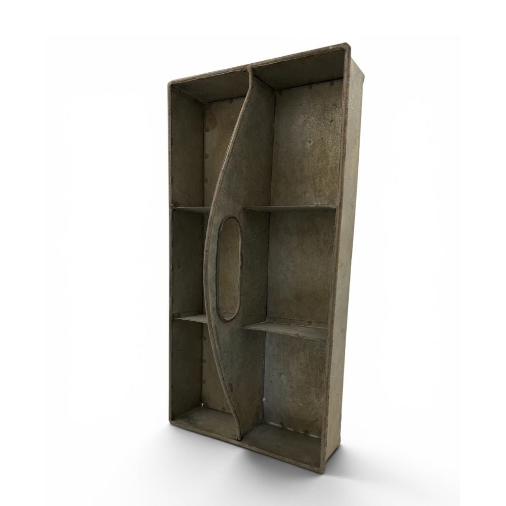 Galvanised trug - W36.5 X D21 X H9.5cm - Florrie