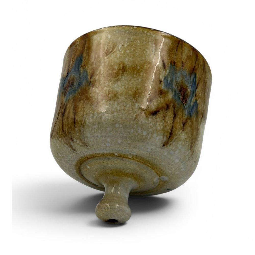 Glazed studio pottery cloche c.1960s onwards - approx. H15cm - Florrie