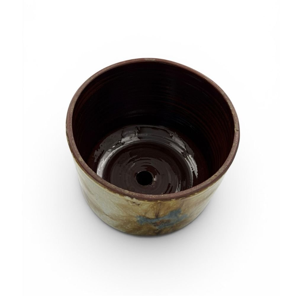 Glazed studio pottery cloche c.1960s onwards - approx. H15cm - Florrie