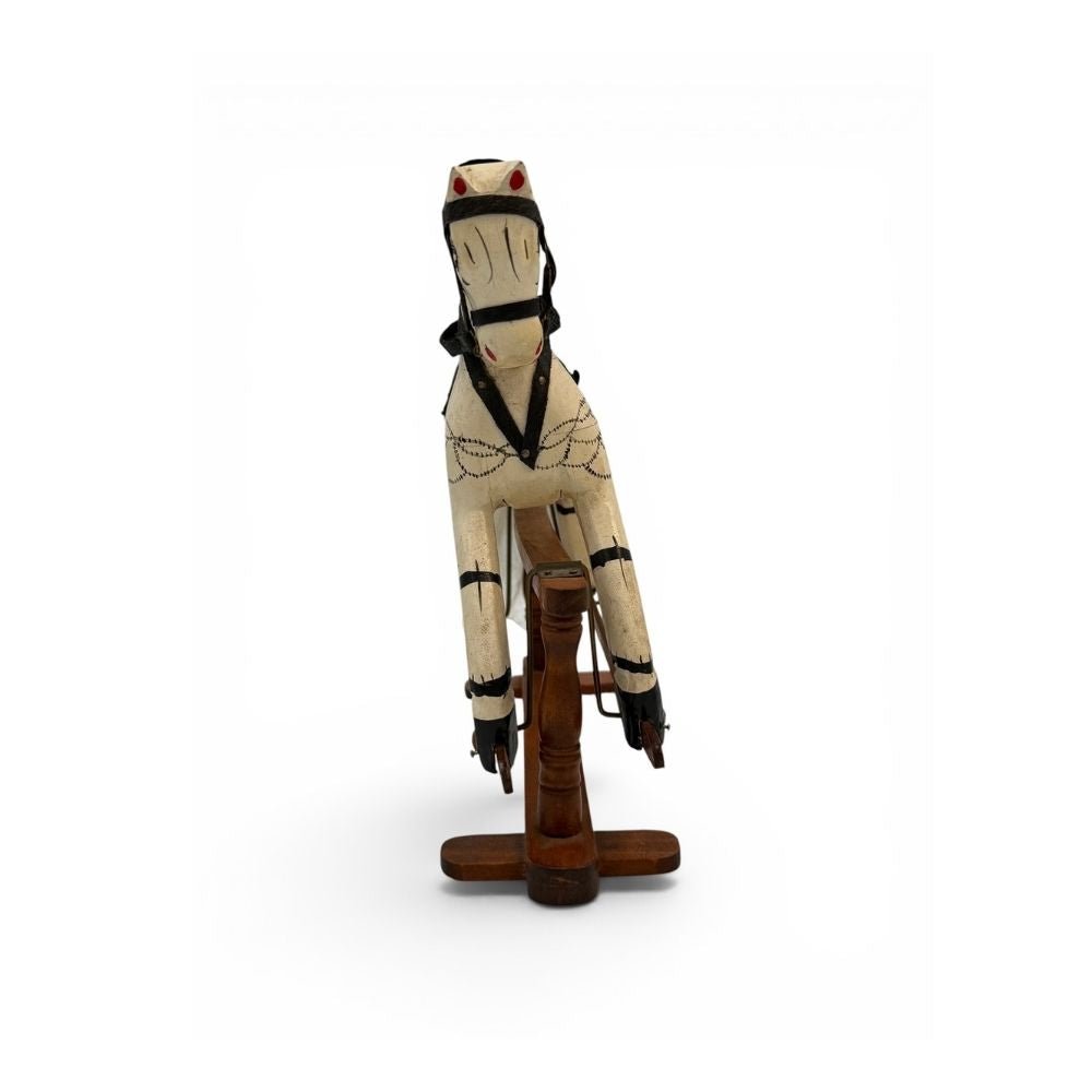 Hand-painted tabletop rocking horse - W22cm X H14cm - Florrie