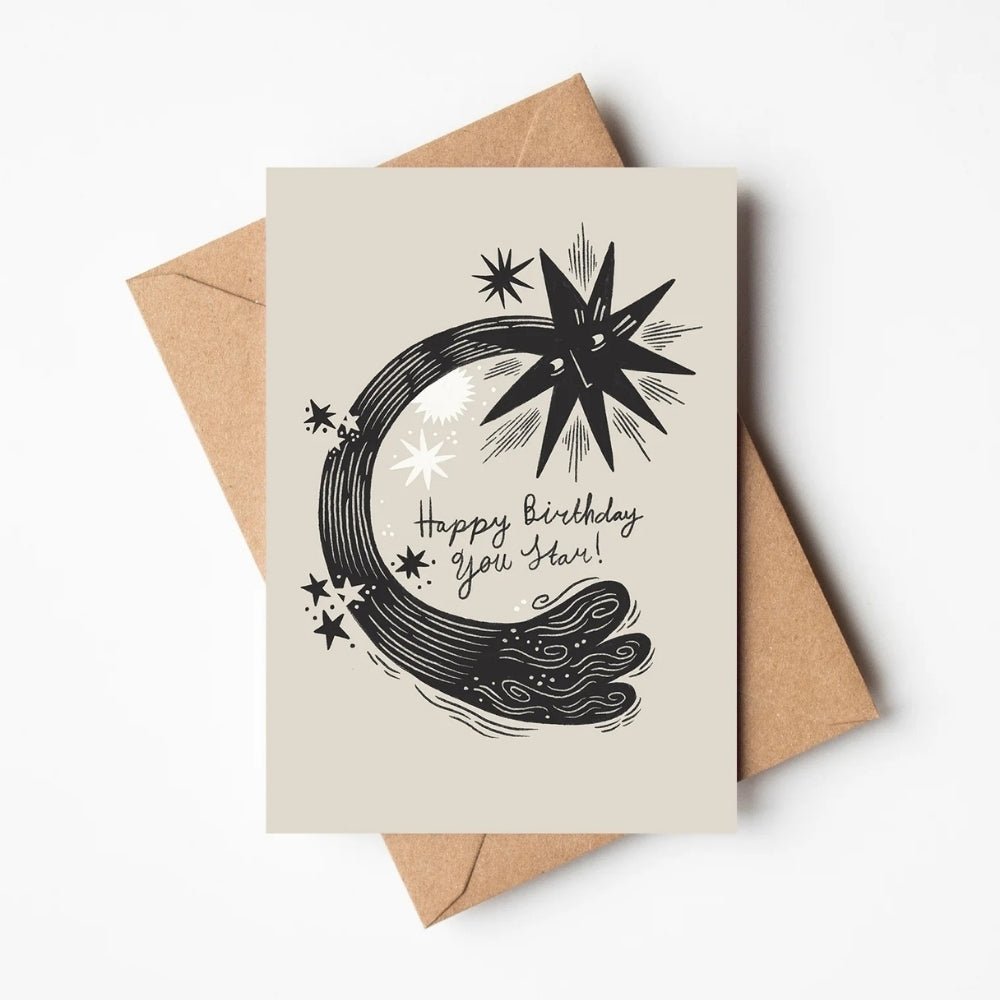 Happy Birthday You Star' birthday card - Florrie