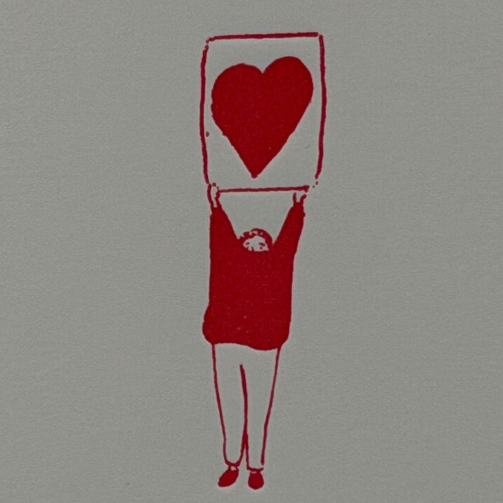 Heart Sign letterpress card - Florrie