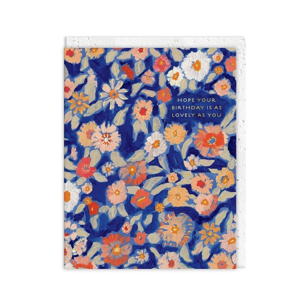 Lovely as You Blooms birthday card - Florrie