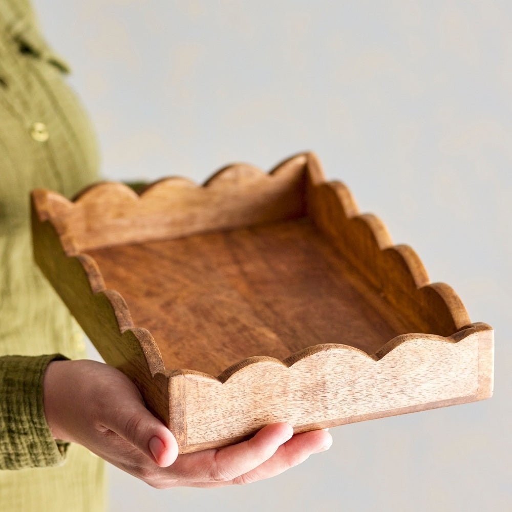 Mango Wood Namira Serving Tray - Florrie