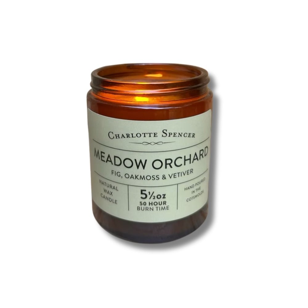 Meadow Orchard - 50 hour burn candle (fig, oakmoss & vetiver) - Florrie