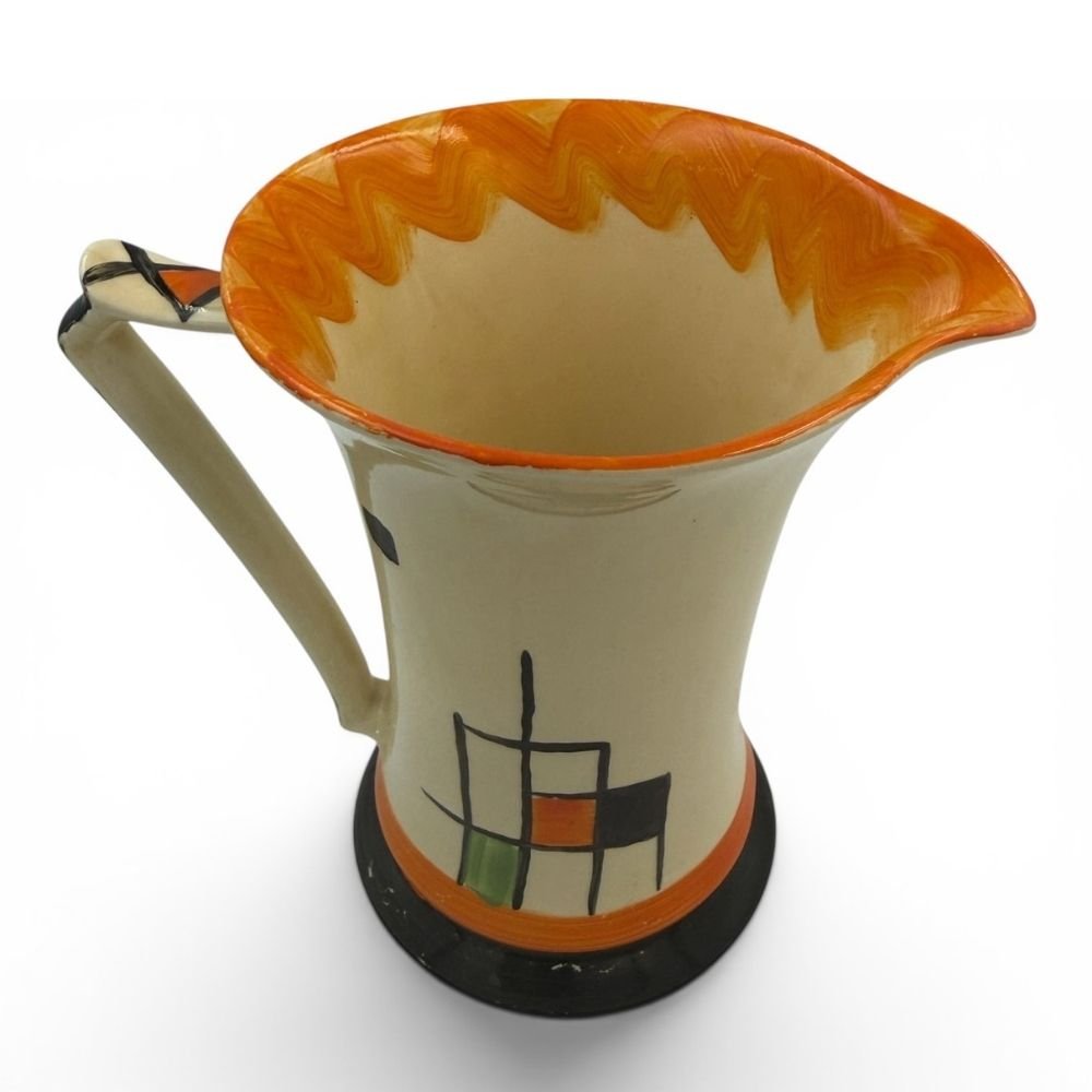 Myott Son & Co. Art Deco hand-painted jug - H16.5cm - Florrie