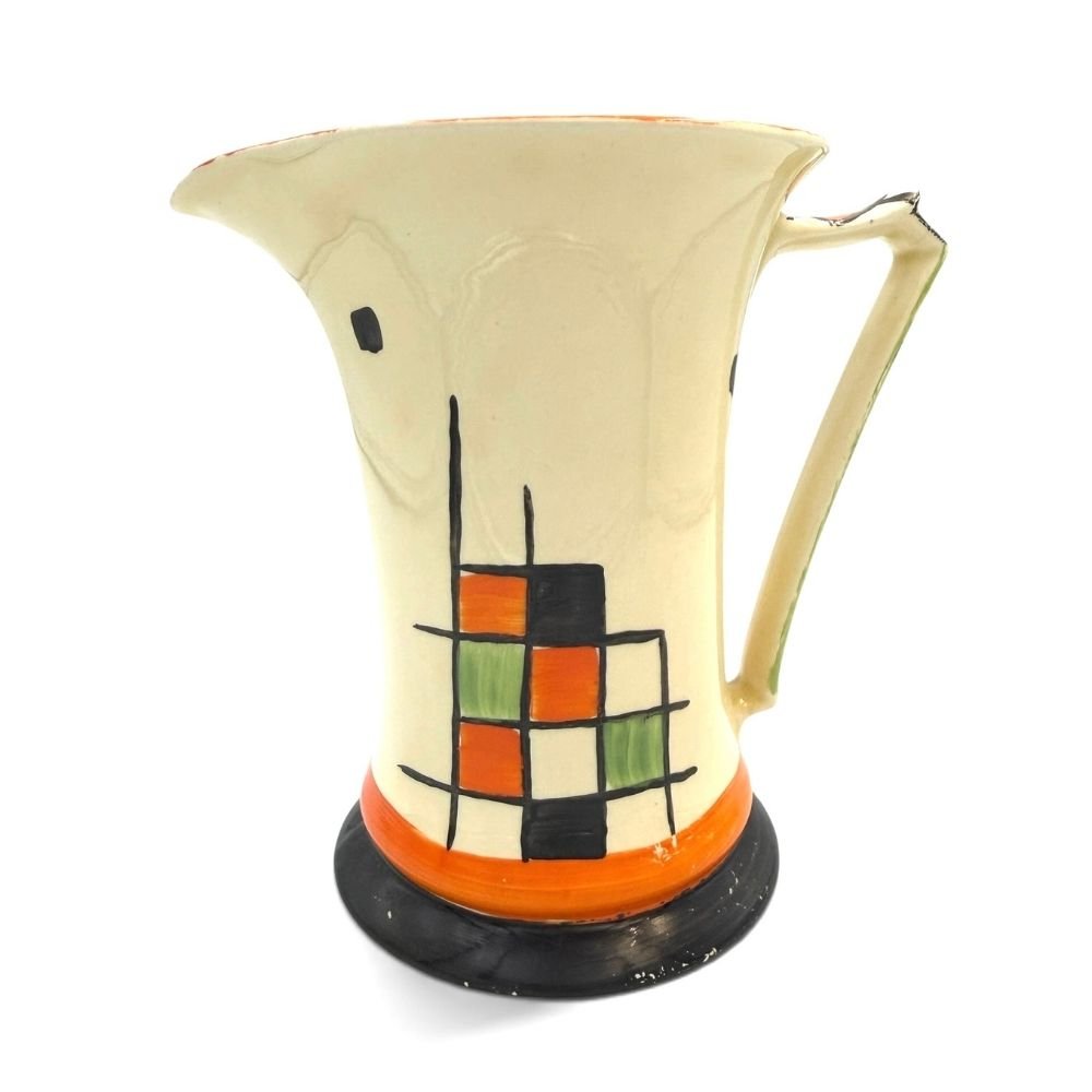 Myott Son & Co. Art Deco hand-painted jug - H16.5cm - Florrie