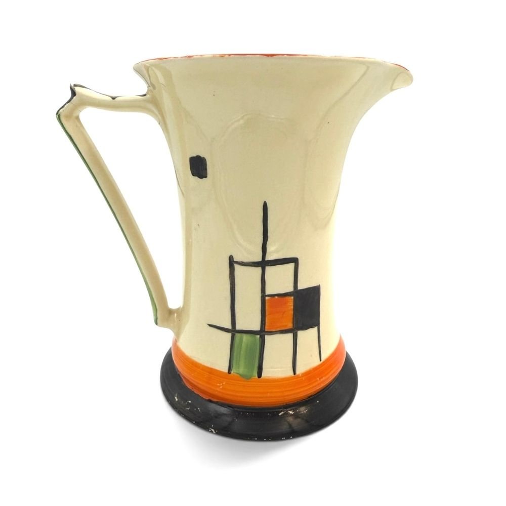 Myott Son & Co. Art Deco hand-painted jug - H16.5cm - Florrie