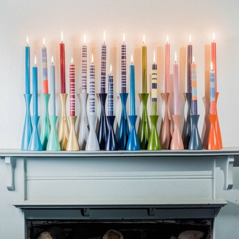 Opaline Green Eco Dinner Candles - Florrie