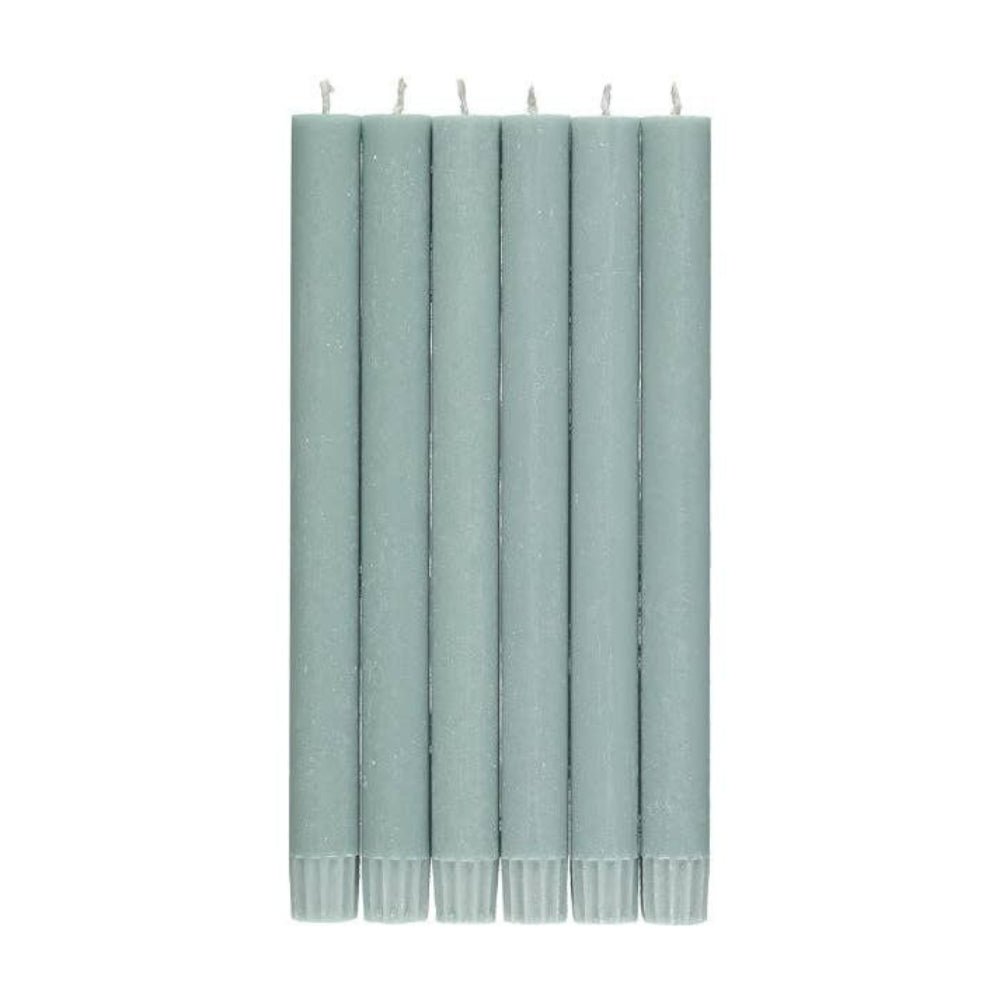 Opaline Green Eco Dinner Candles - Florrie