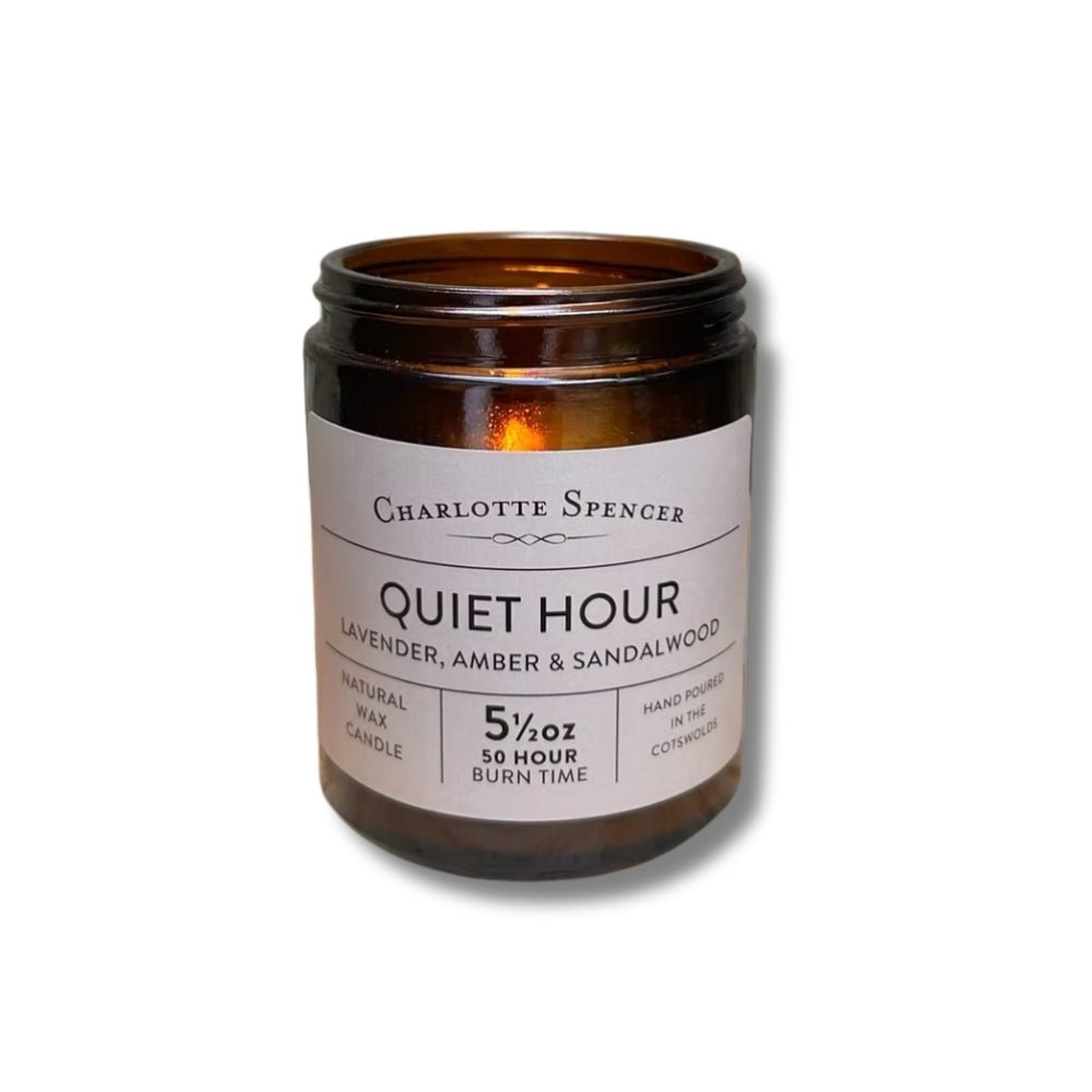 Quiet Hour - 50 hour burn candle (lavender, amber and sandalwood) - Florrie