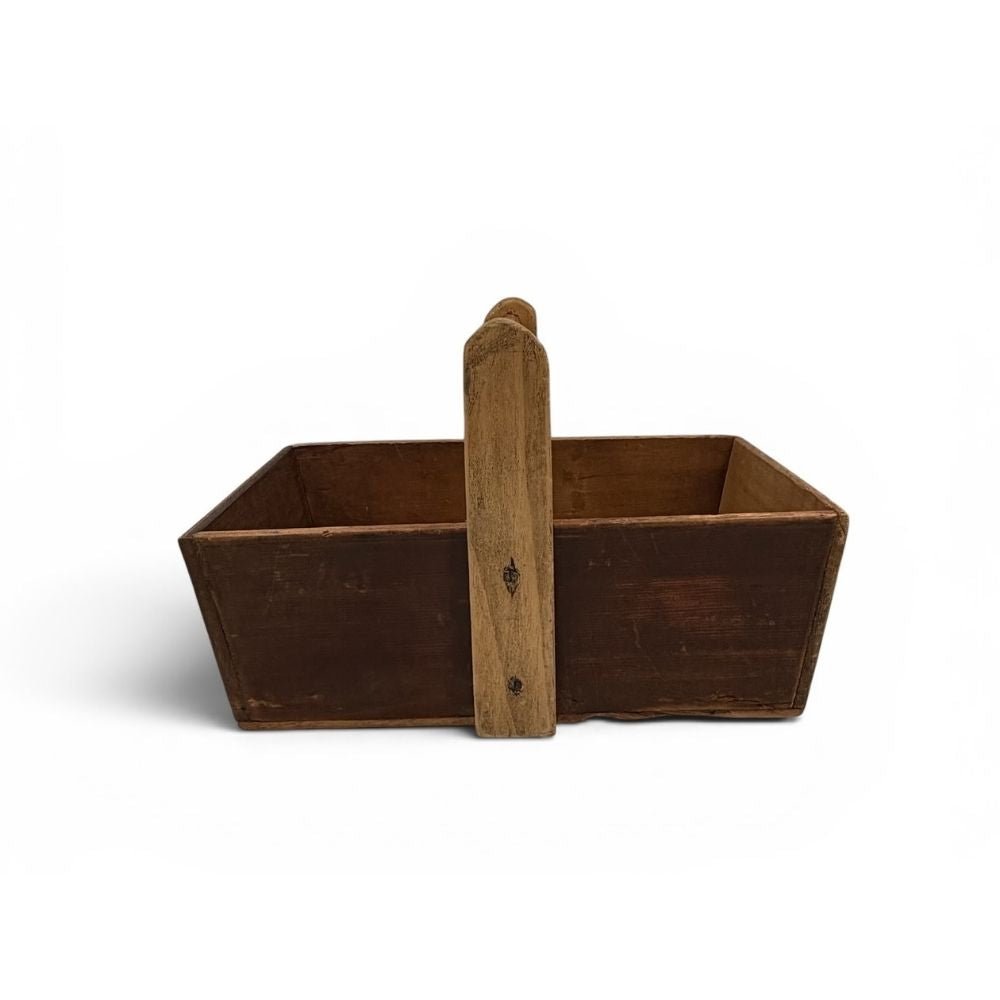 Scratch made wooden trug - W38 X D24 X H23.5cm - Florrie