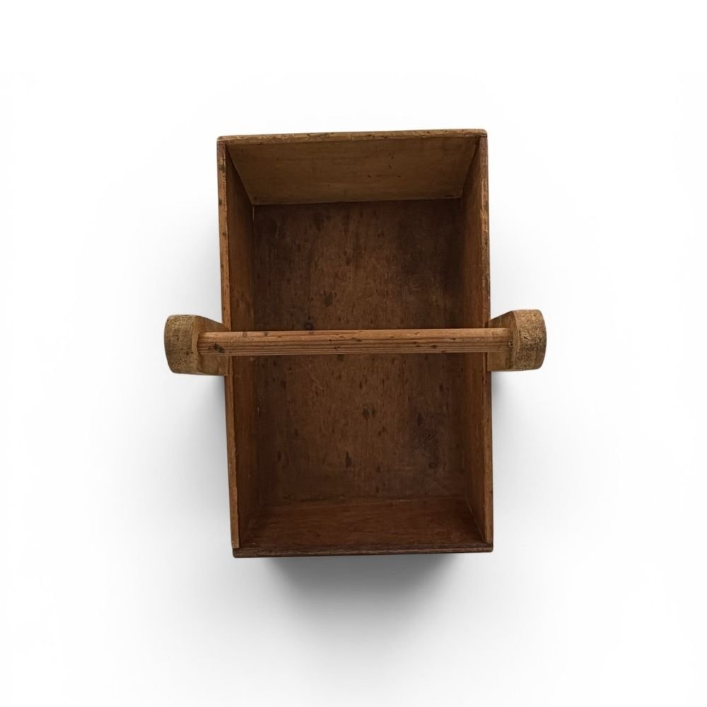 Scratch made wooden trug - W38 X D24 X H23.5cm - Florrie