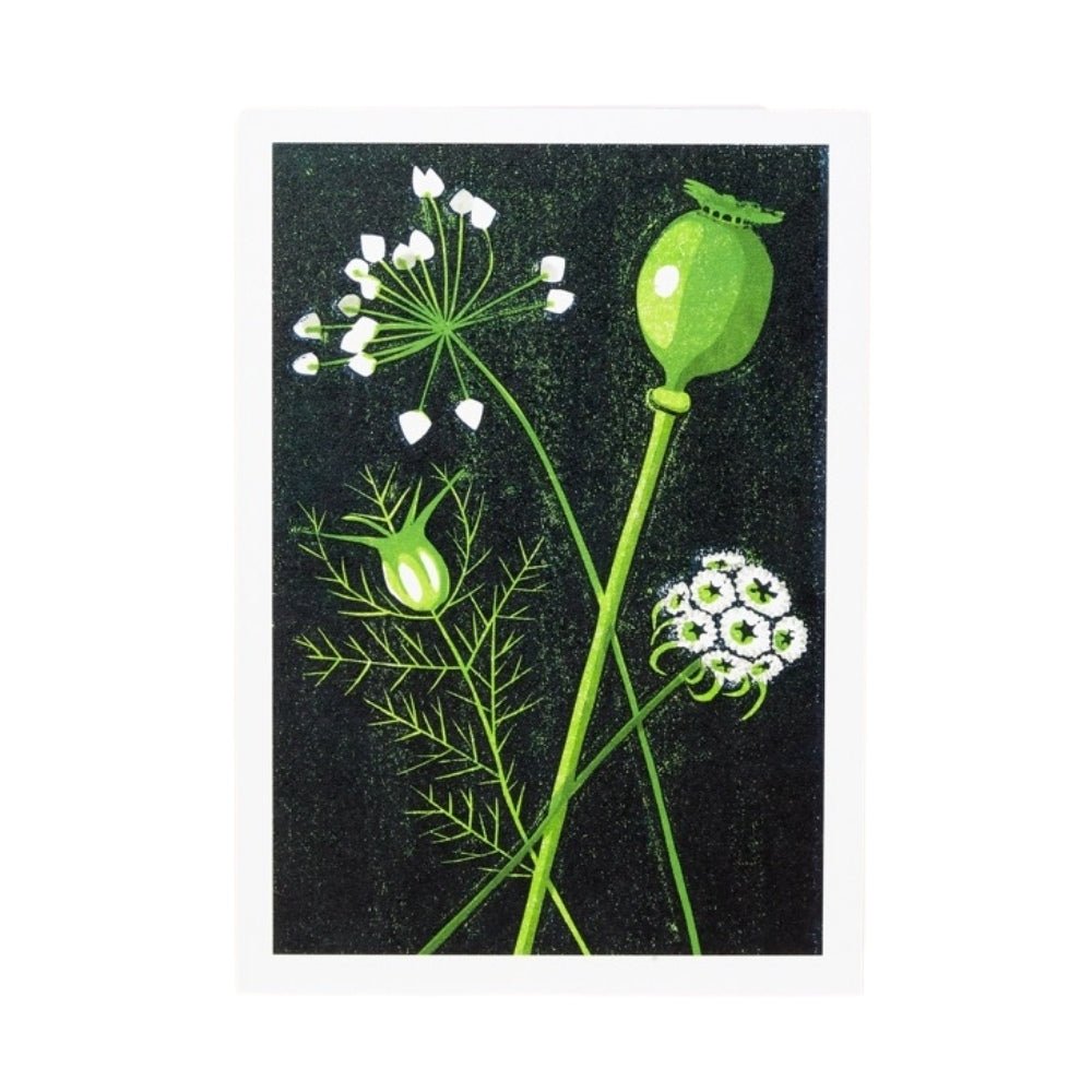 Seed heads blank card - Florrie