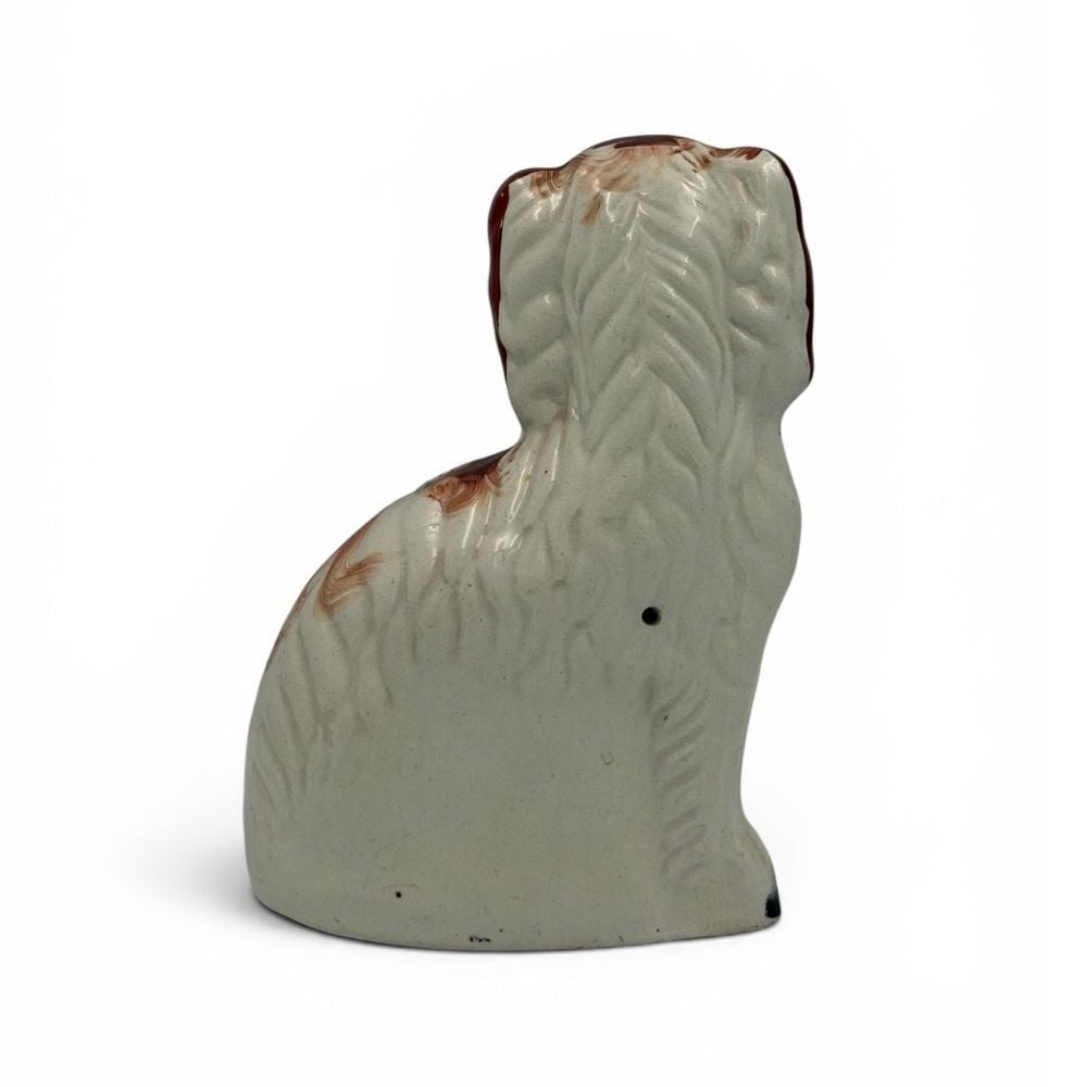 Single Staffordshire brown & white spaniel - H21cm - Florrie