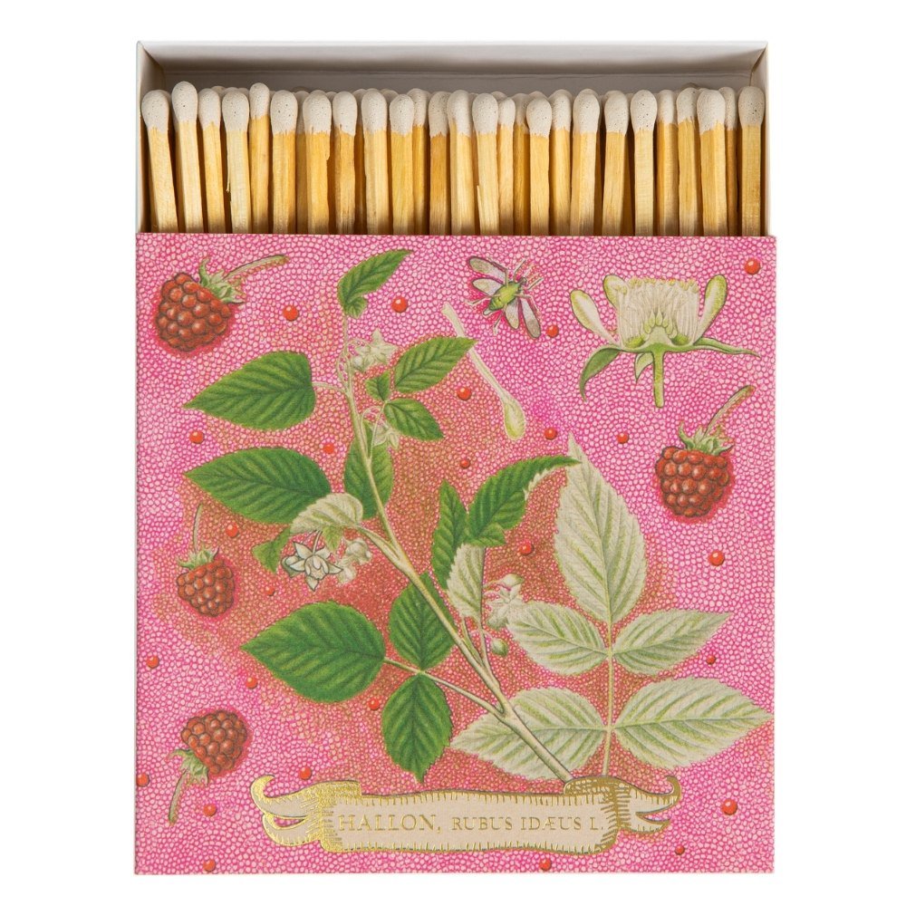 Square box rose framboise matches - Florrie