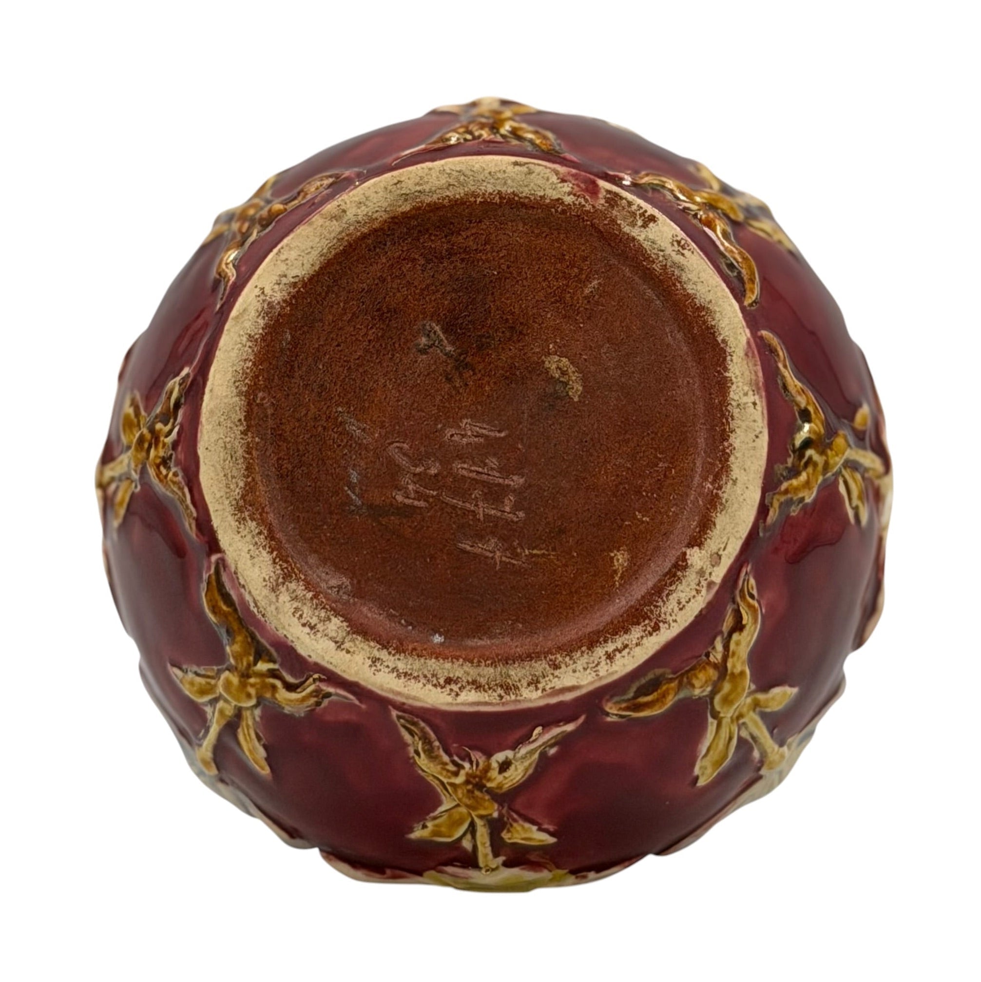 Victorian Mappin & Webb ceramic biscuit barrel - H9.5cm - Florrie