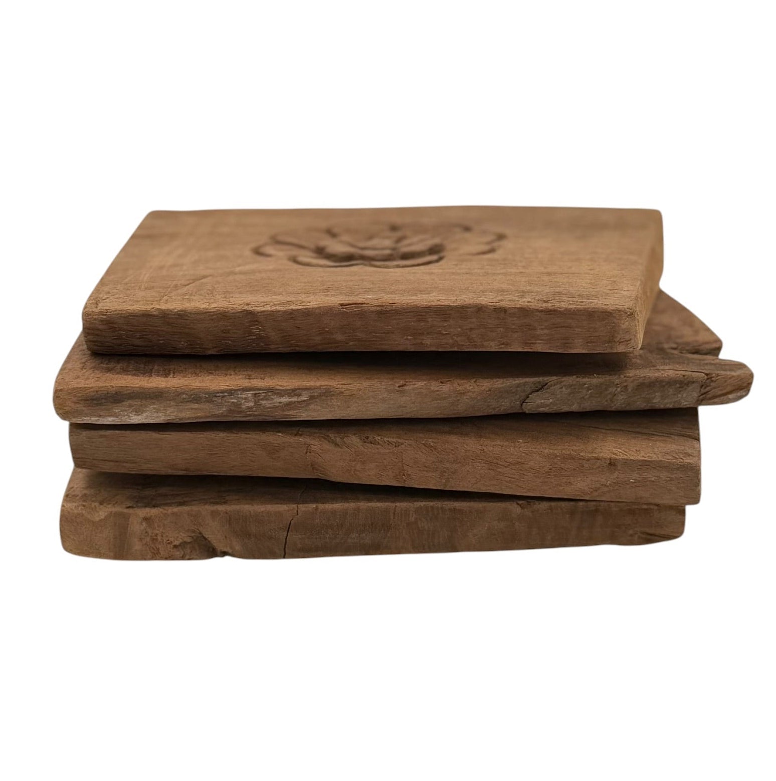 Wooden flower carving - all slightly different. Sold as singles. - Florrie
