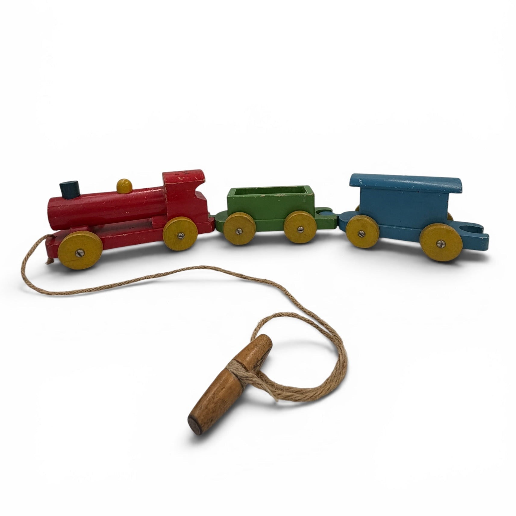 Wooden train made by Playskool c.1950-1954 - Florrie