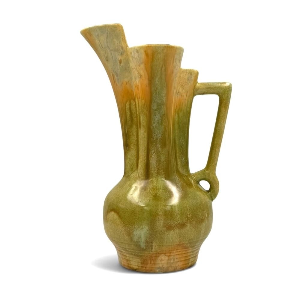 Yellow Beswick jug 177/1 made in England c.1930s - W16 X H26cm - Florrie